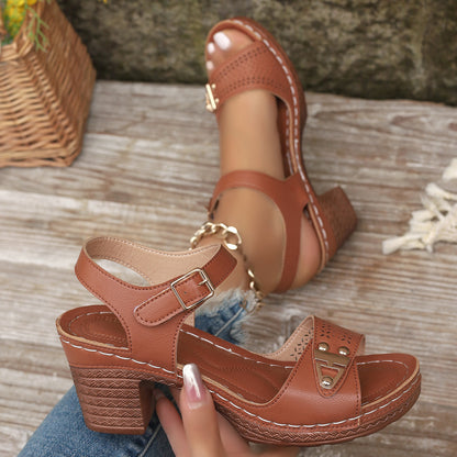 Sandales à talons
