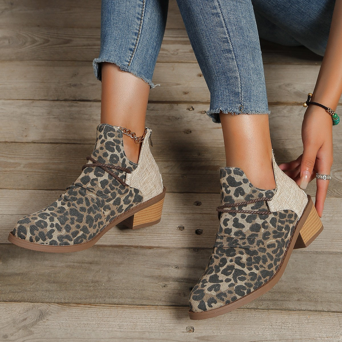 Bottines style Sauvages