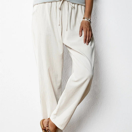 Pantalon Décontracté en Coton